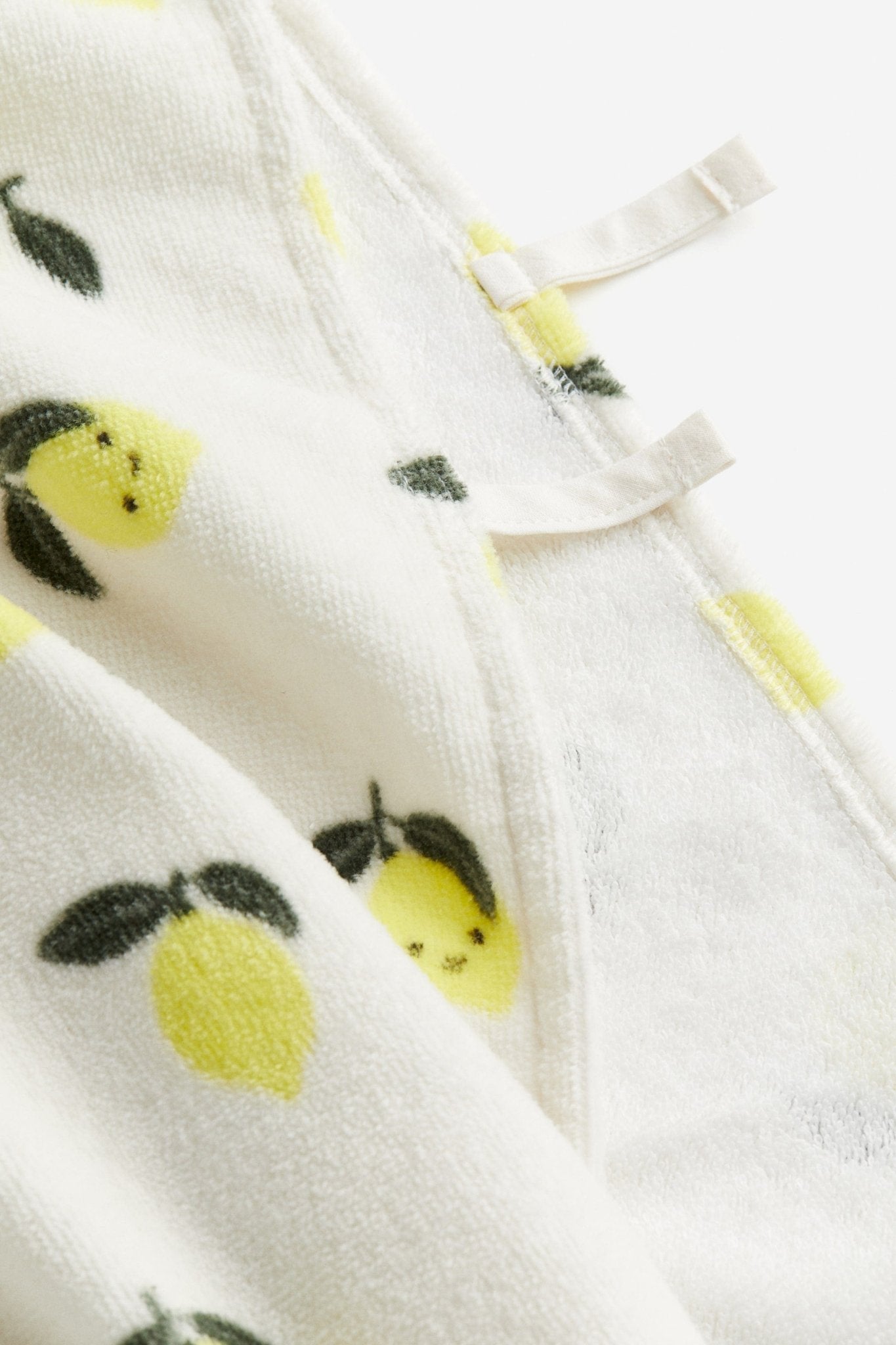 Baby Poncho Towel – Soft Organic Cotton Hooded Poncho with Lemon Print - Nssoma