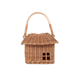 Handwoven Rattan Hutch Small Basket – Portable Storage for Kids - Nssoma