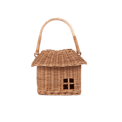 Handwoven Rattan Hutch Small Basket – Portable Storage for Kids - Nssoma