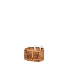 Handwoven Rattan Mini Bring - Me Basket – Multi - Use Toy Carrier - Nssoma