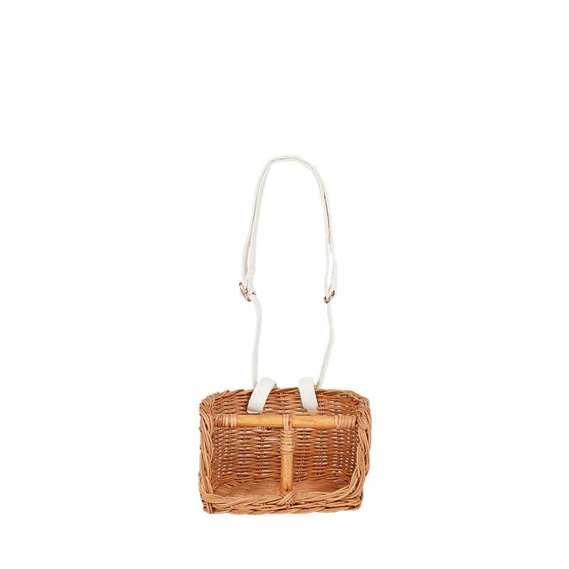 Handwoven Rattan Mini Bring - Me Basket – Multi - Use Toy Carrier - Nssoma