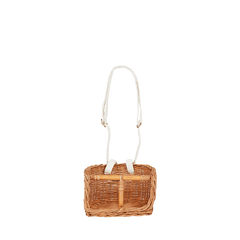 Handwoven Rattan Mini Bring - Me Basket – Multi - Use Toy Carrier - Nssoma