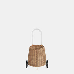 Natural Rattan Original Luggy – Handwoven Toddler Pull Basket - Nssoma