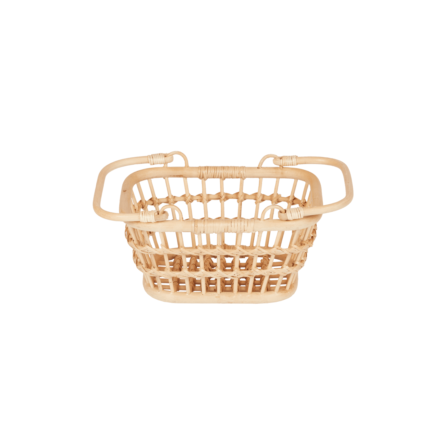 Natural Rattan Tarry Basket – Lightweight Storage & Play Basket - Nssoma
