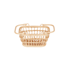 Natural Rattan Tarry Basket – Lightweight Storage & Play Basket - Nssoma