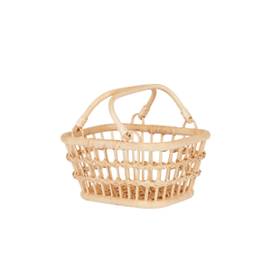 Natural Rattan Tarry Basket – Lightweight Storage & Play Basket - Nssoma