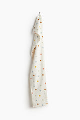 Patterned Bath Towel – Soft Cotton Towel with Colorful Dots - Nssoma