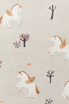 Patterned Bath Towel – Soft Cotton Towel with Unicorn Print - Nssoma