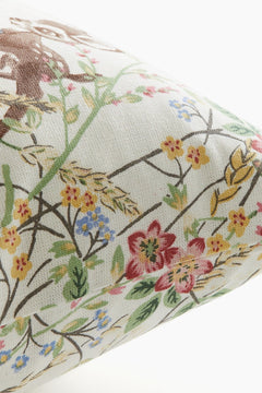 Patterned Cotton Cushion Cover – Soft Square Pillow Cover for Kids Rooms - Nssoma