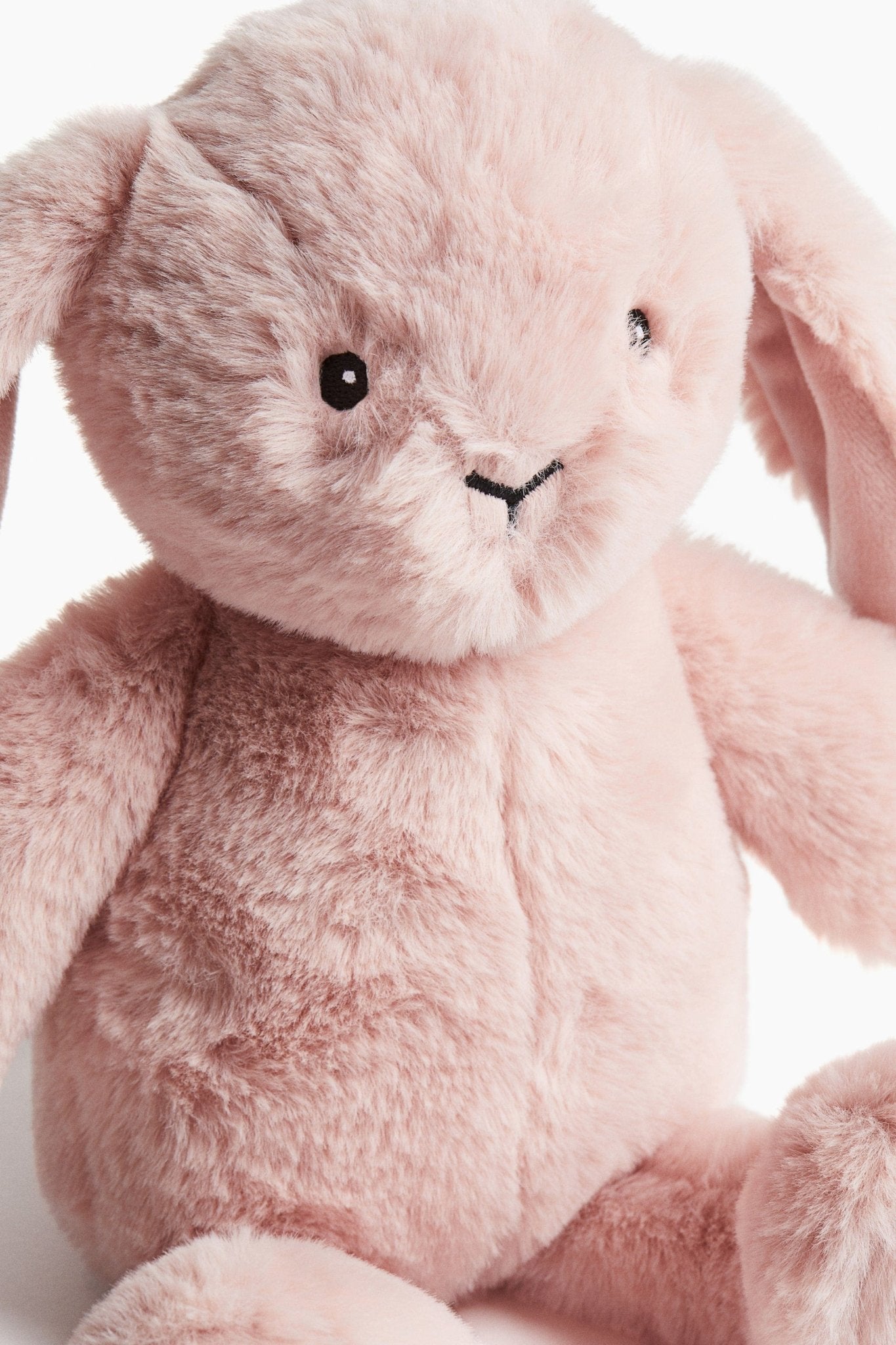 Plush Rabbit Toy – Soft Dusty Pink Stuffed Bunny for Kids - Nssoma