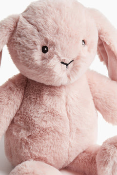 Plush Rabbit Toy – Soft Dusty Pink Stuffed Bunny for Kids - Nssoma