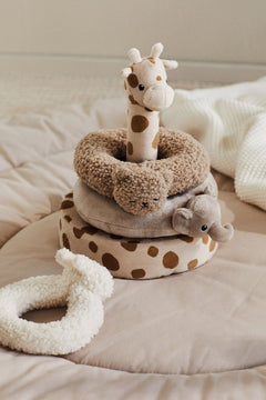 Soft Animal Stacking Toy – Giraffe with Plush Rings - Nssoma